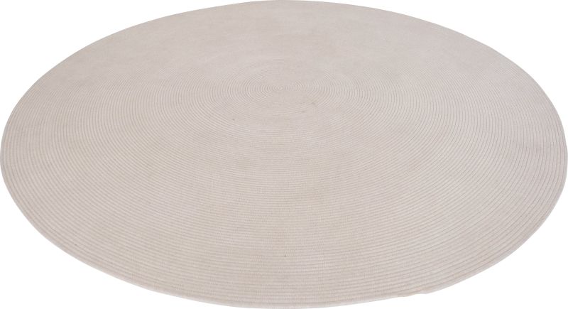 Stern Outdoorteppich Ø 220 cm Kordel greige