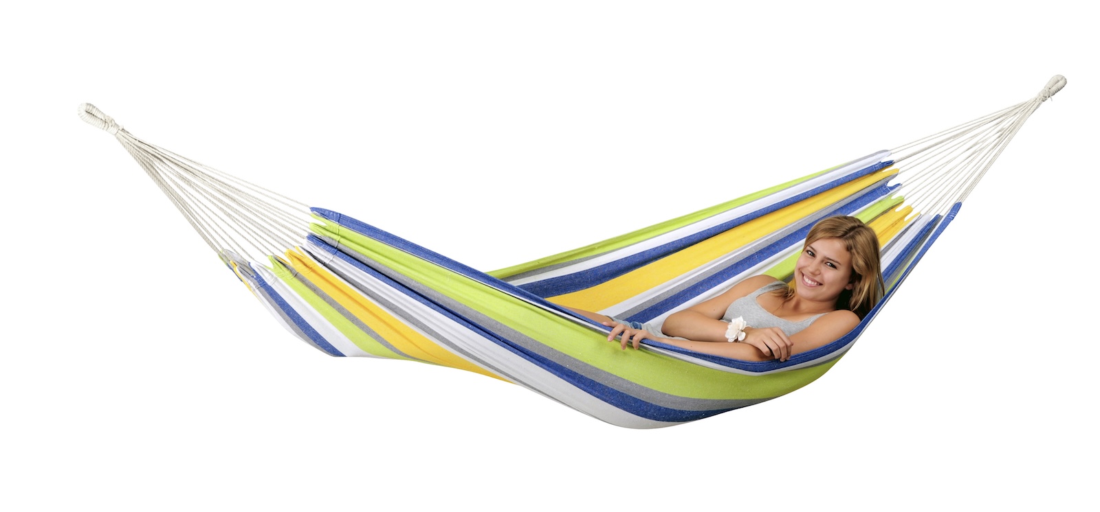 AMAZONAS Tahiti kolibri Hängematte wetterfest UV-beständig 200cmx100 cm bunt