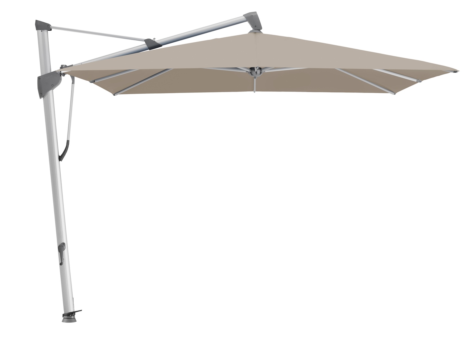 GLATZ Ampelschirm SOMBRANO® S+ rechteckig 400 x 300 cm Freiarmschirm in 26 Farben wählbar