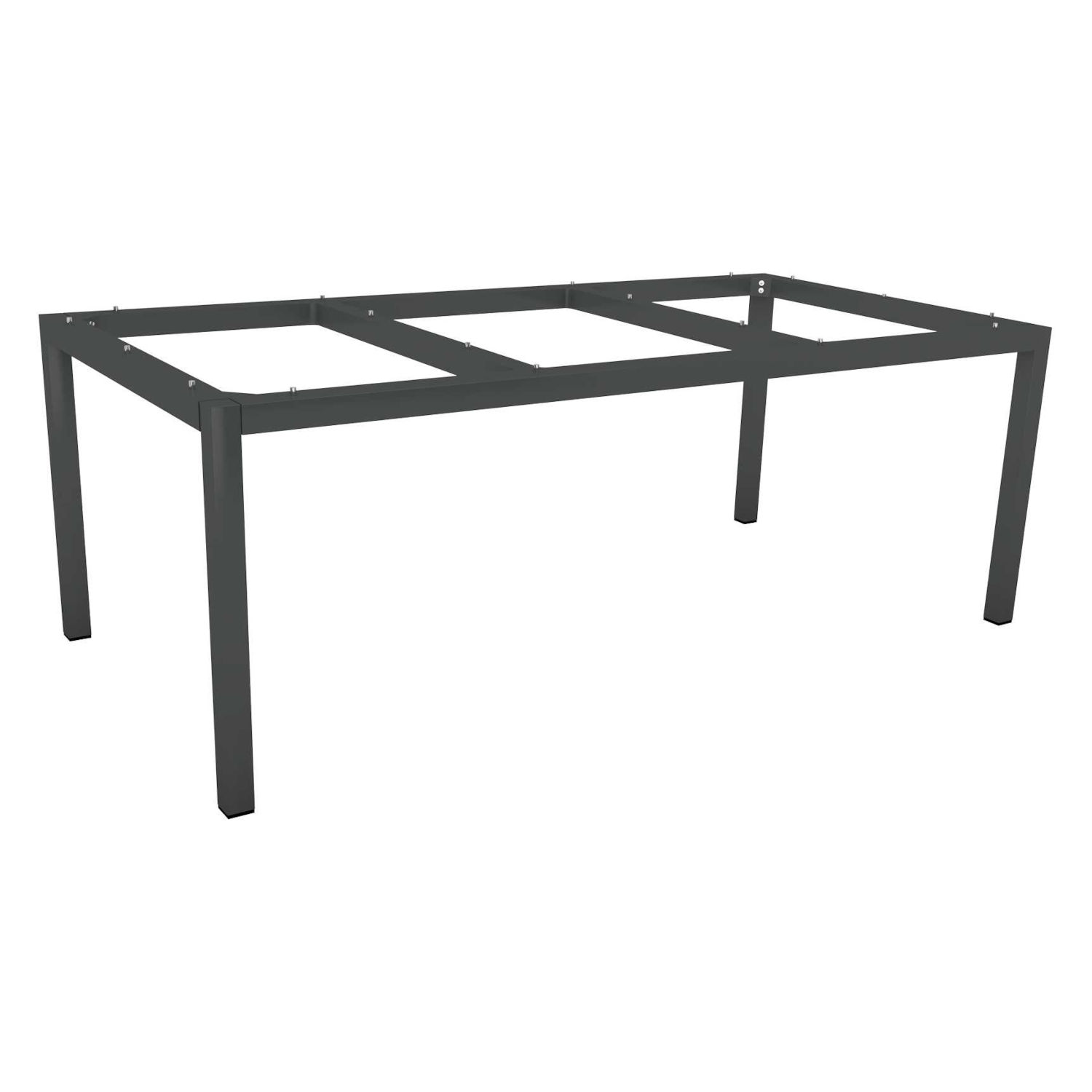 Stern Gartentisch 200x100 cm Aluminium anthrazit/Dekton Lava anthrazit Tisch