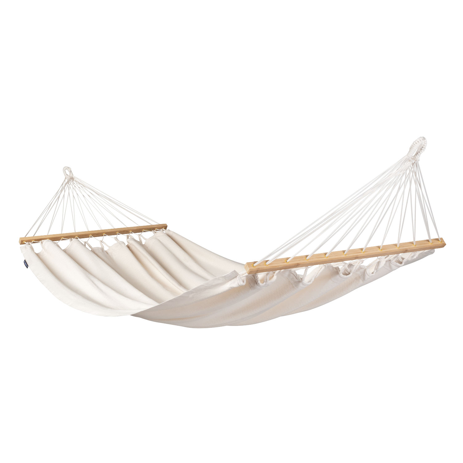 La Siesta Single-Stabhängematte FLORENCIA latte creme Einzel-Stabhängematte aus Bio-Baumwolle La Siesta Single-Stabhängematte FLORENCIA latte creme Einzel-Stabhängematte aus Bio-Baumwolle
