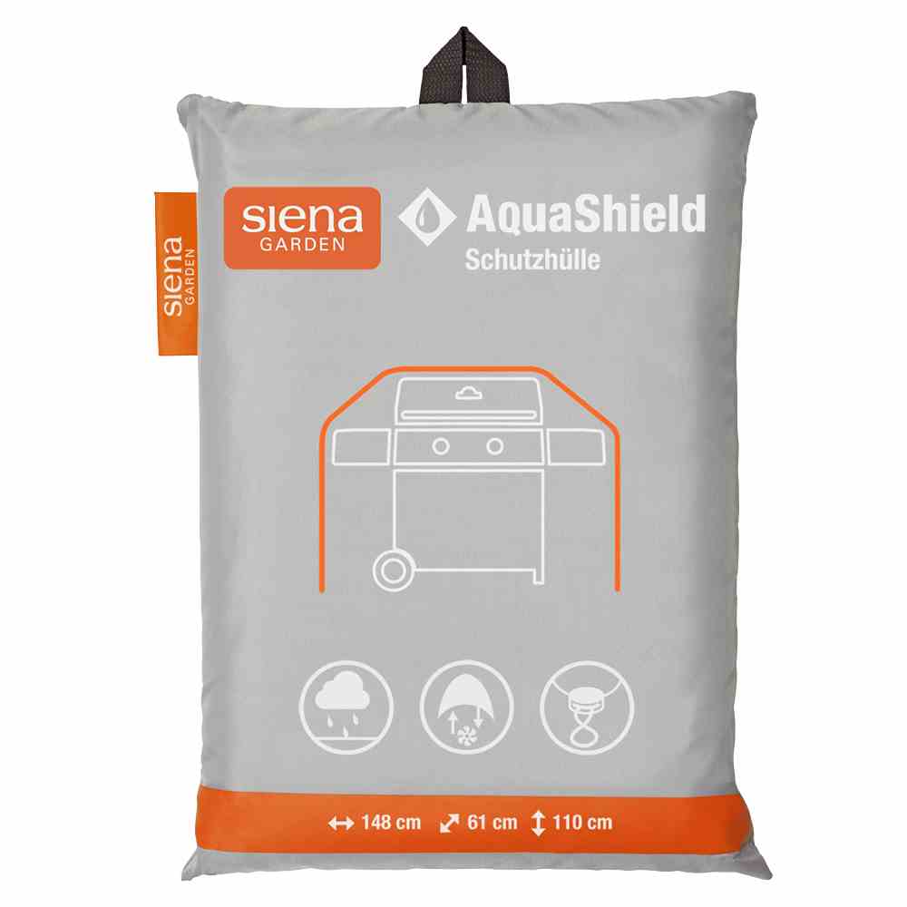 Siena Garden AquaShield Gas-Grillhülle - hellgrau, Polyester (D41189)