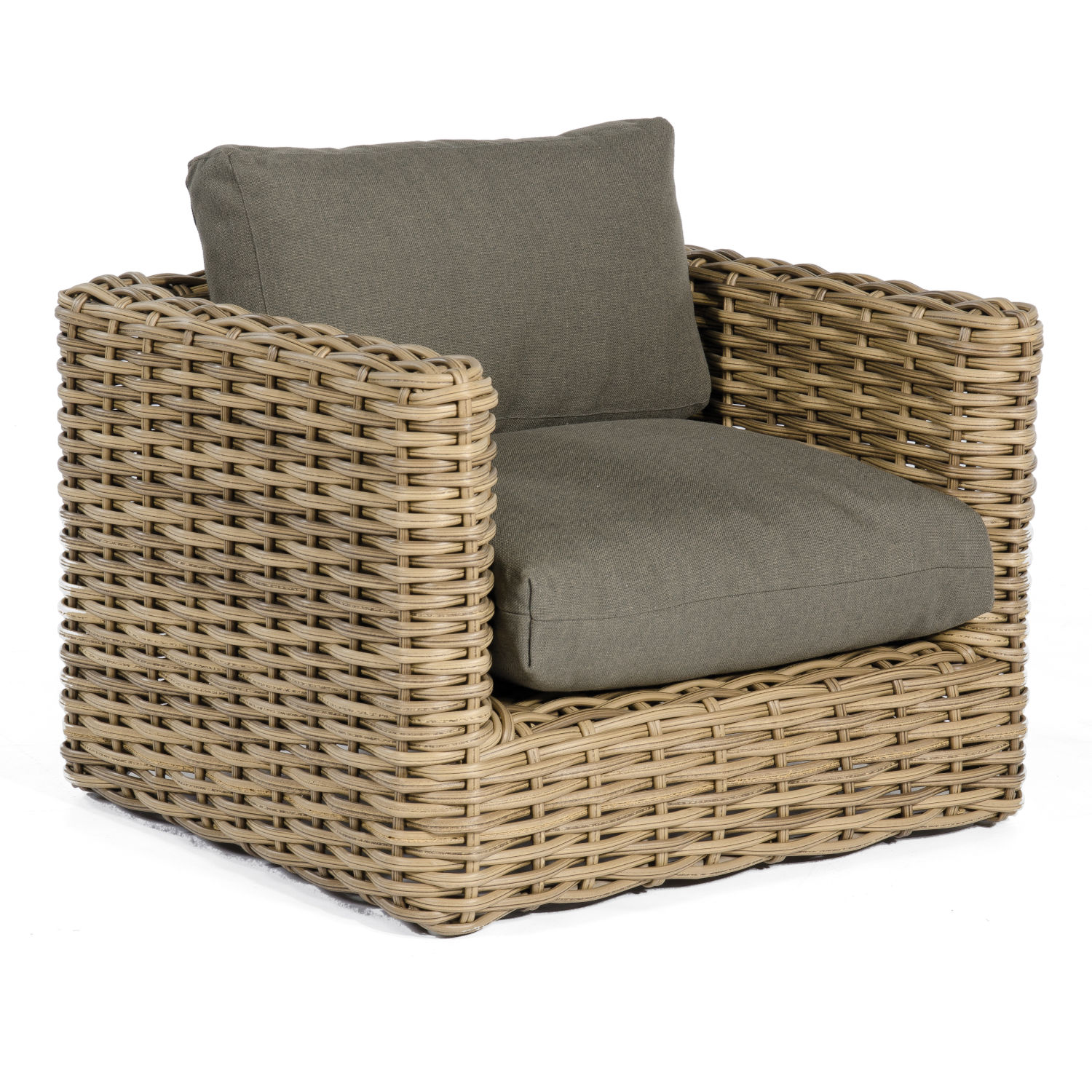Sonnenpartner Sands Loungesessel Lounge-Stuhl Aluminium mit Polyrattan Light Oaks