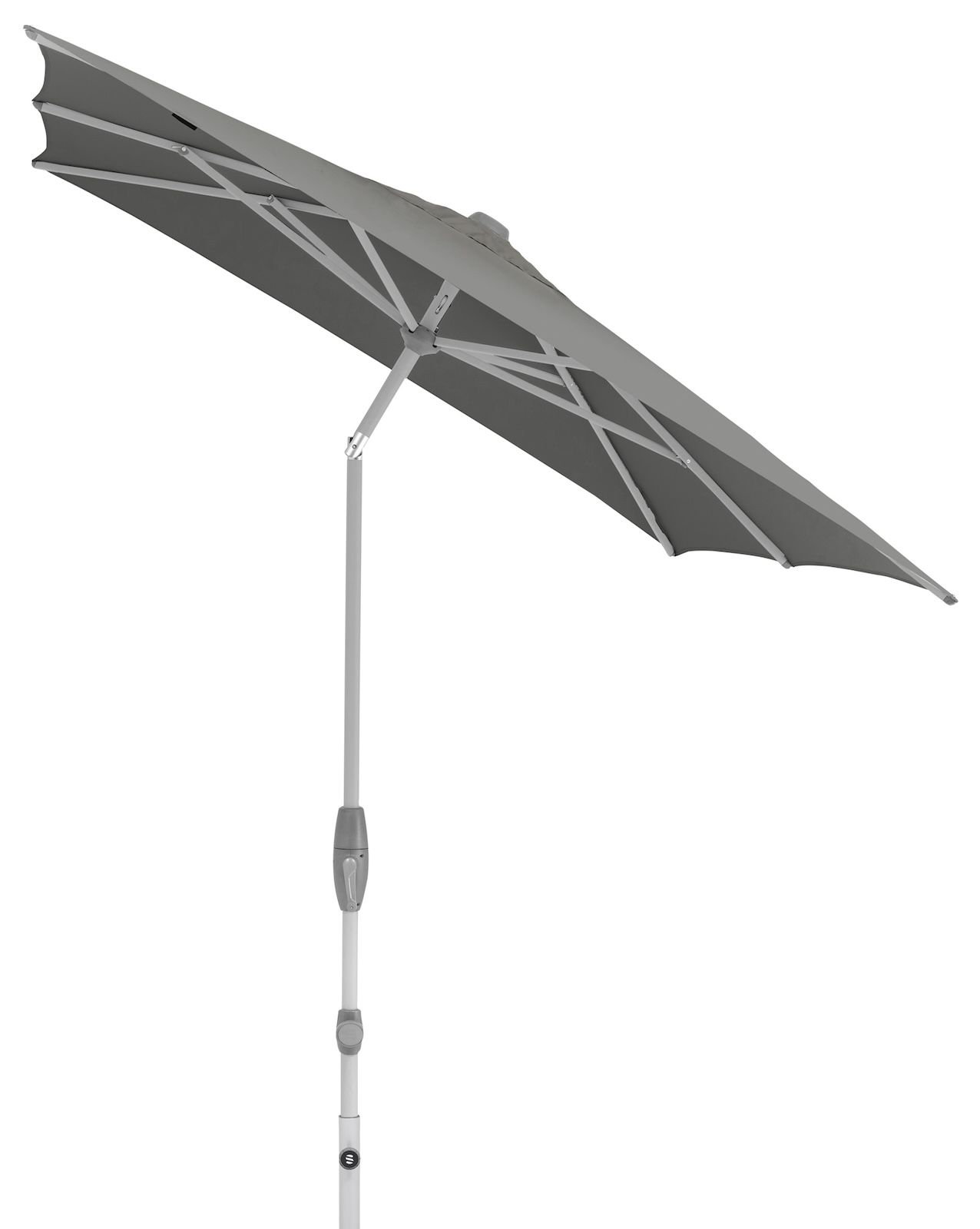 Sonnenschirm SUNCOMFORT® by Glatz Shell Turn rechteckig 250 x 200 cm in Stone Grey 057