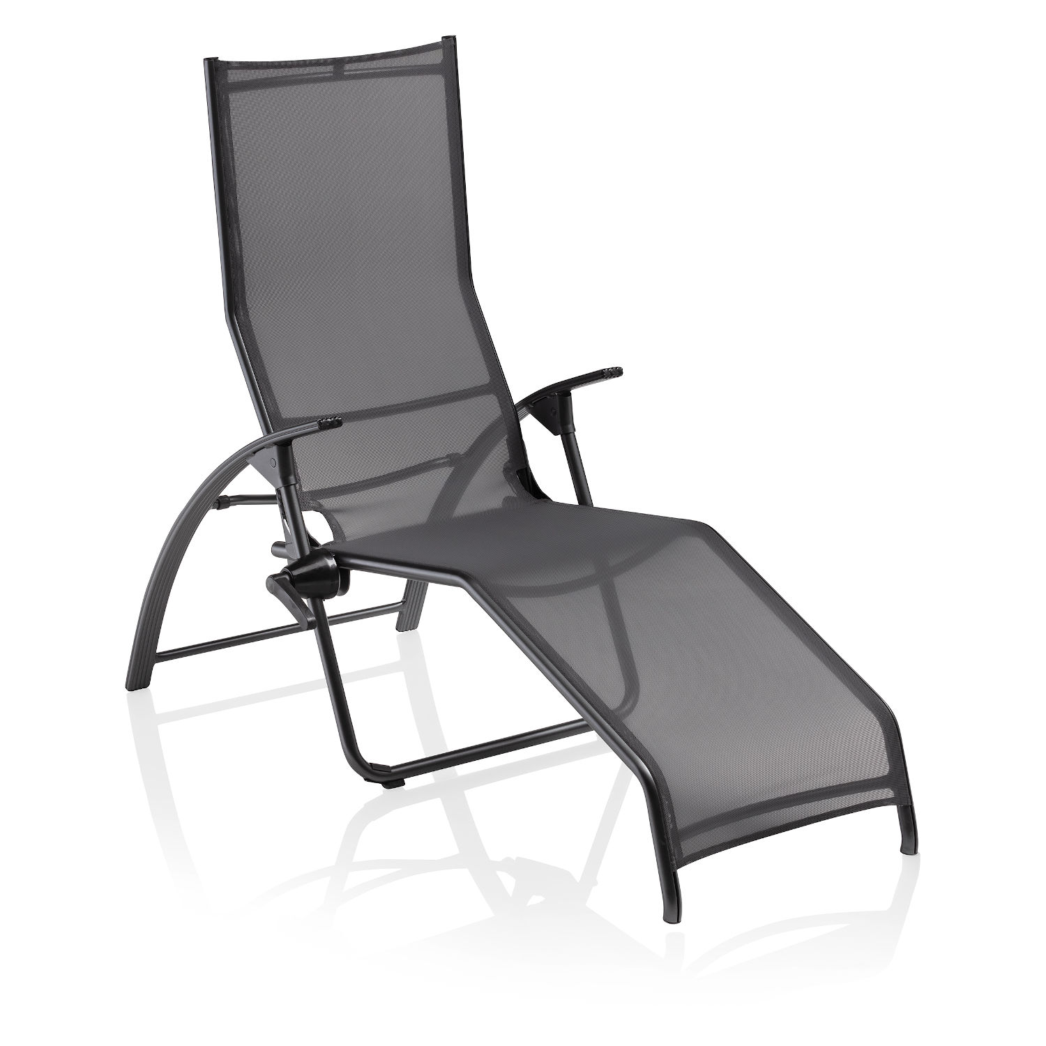 Kettler Bäderliege Tampa Aluminium anthrazit/Outdoorgewebe anthrazit ergonomische Sonnenliege kippbar Kettler Bäderliege Tampa Aluminium anthrazit/Outdoorgewebe anthrazit ergonomische Sonnenliege kippbar