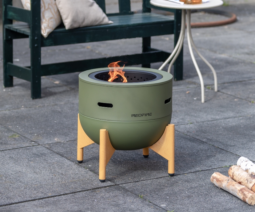 REDFIRE® Pellet Firepit Jubilee M green Feuerschale Feuerkorb Ø 45 cm 210802