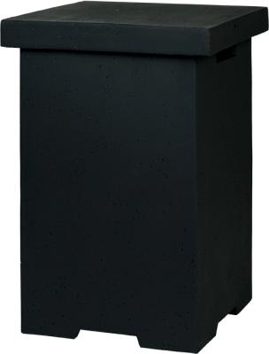 Happy Cocooning Mania Enclosure Beistelltisch schwarz für Gasflaschen Beton-Optik