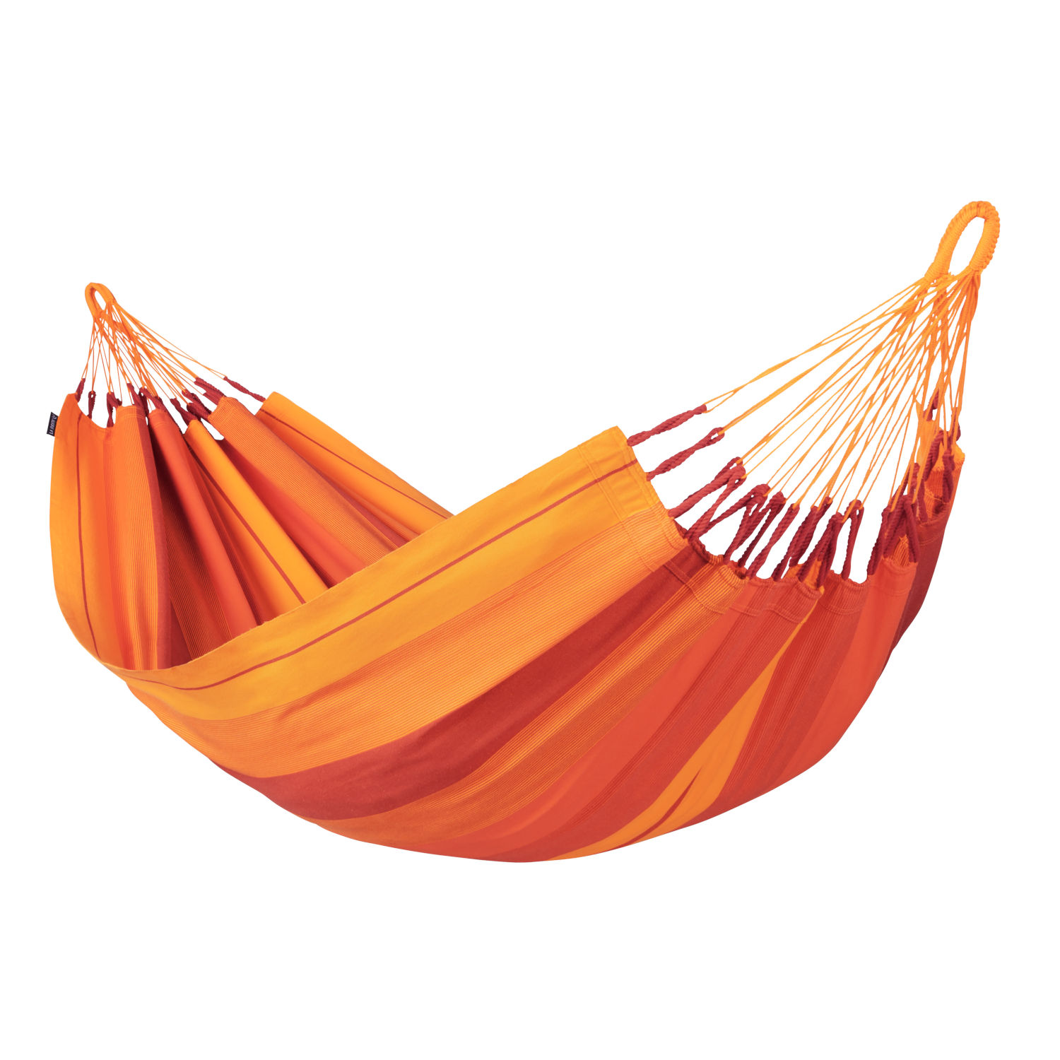 La Siesta Single-Hängematte MODESTA volcano orange Klassische Einzel-Hängematte aus Bio-Baumwolle La Siesta Single-Hängematte MODESTA volcano orange Klassische Einzel-Hängematte aus Bio-Baumwolle