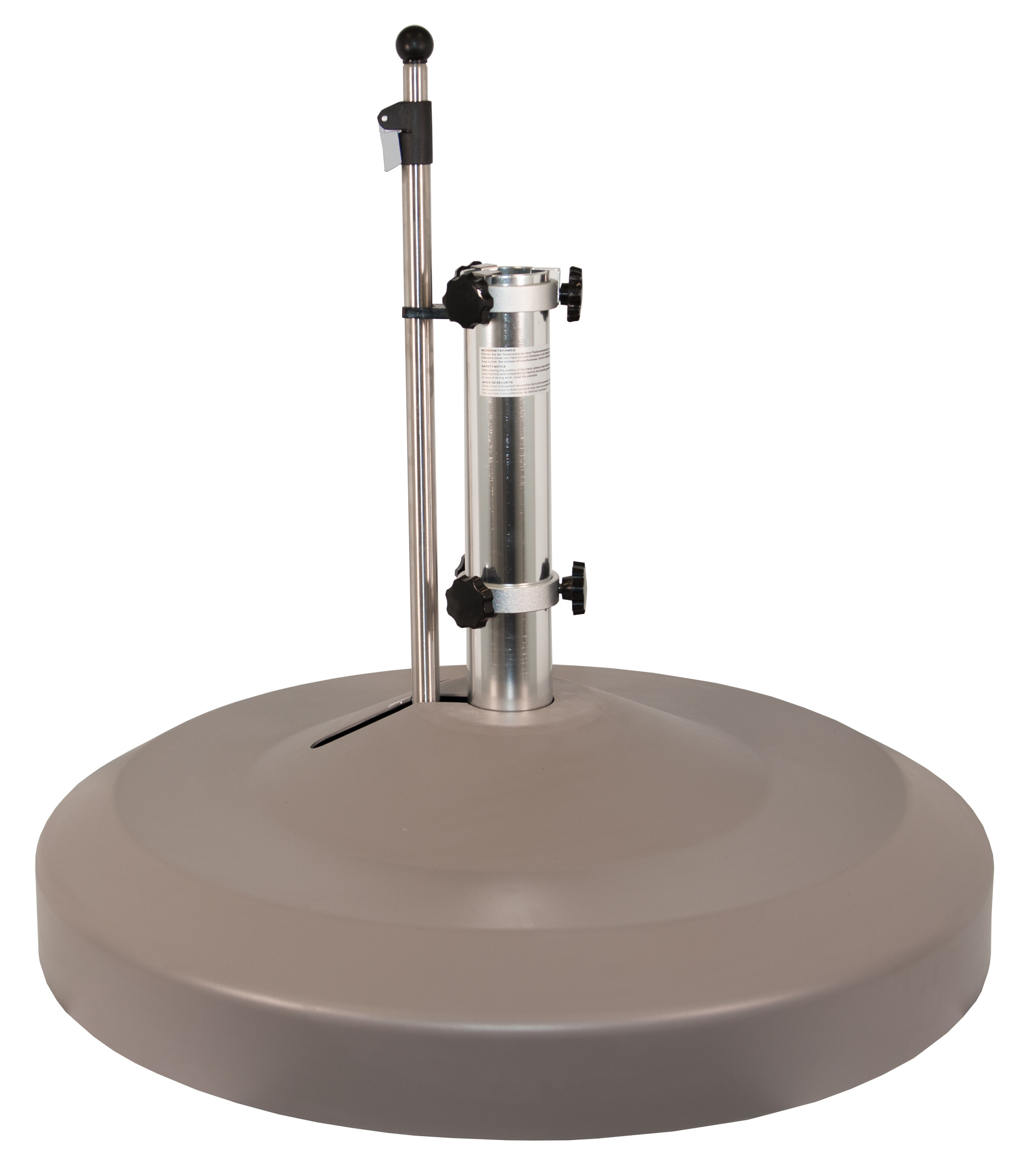 Liro Schirmständer Maxi 120 S mit flexibler Klemmung, Ø 90 graphit 120S-90-03