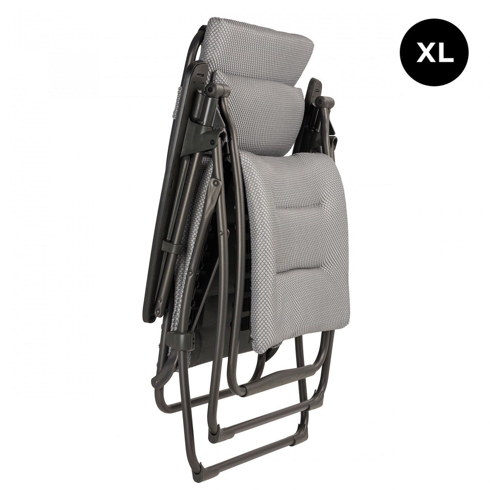 Lafuma Futura XL BeComfort® Relaxliege Silver Titane Sonnenliege LFM3131.8901