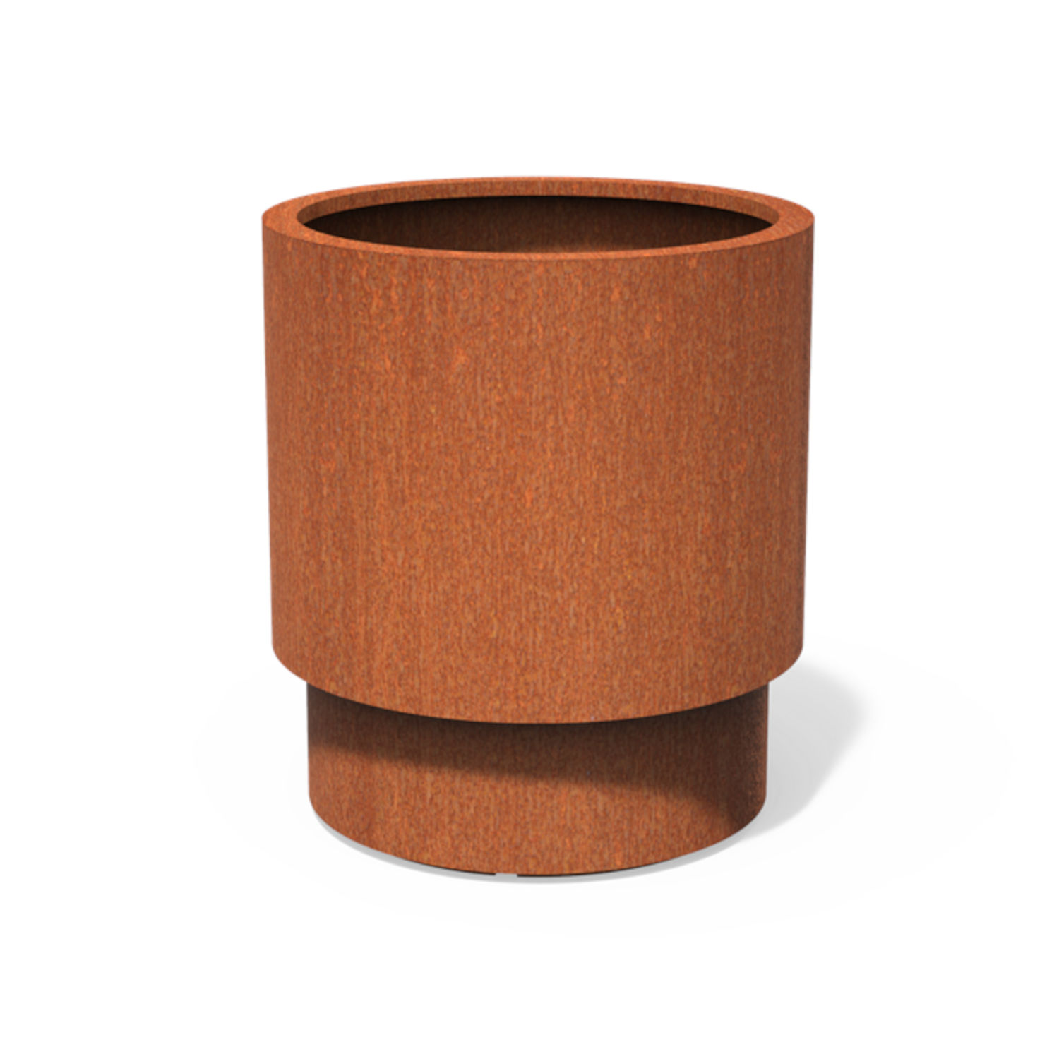 Adezz Extend Pflanzgefäß rund aus Corten-Stahl Pflanzkübel Blumenkasten