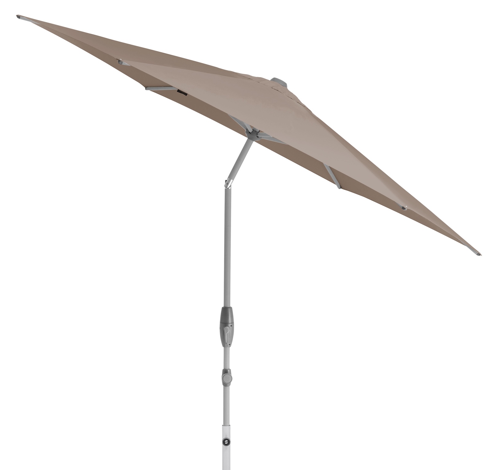 Sonnenschirm SUNCOMFORT® by Glatz Shell Turn rund ø 330 cm in Light Taupe 053