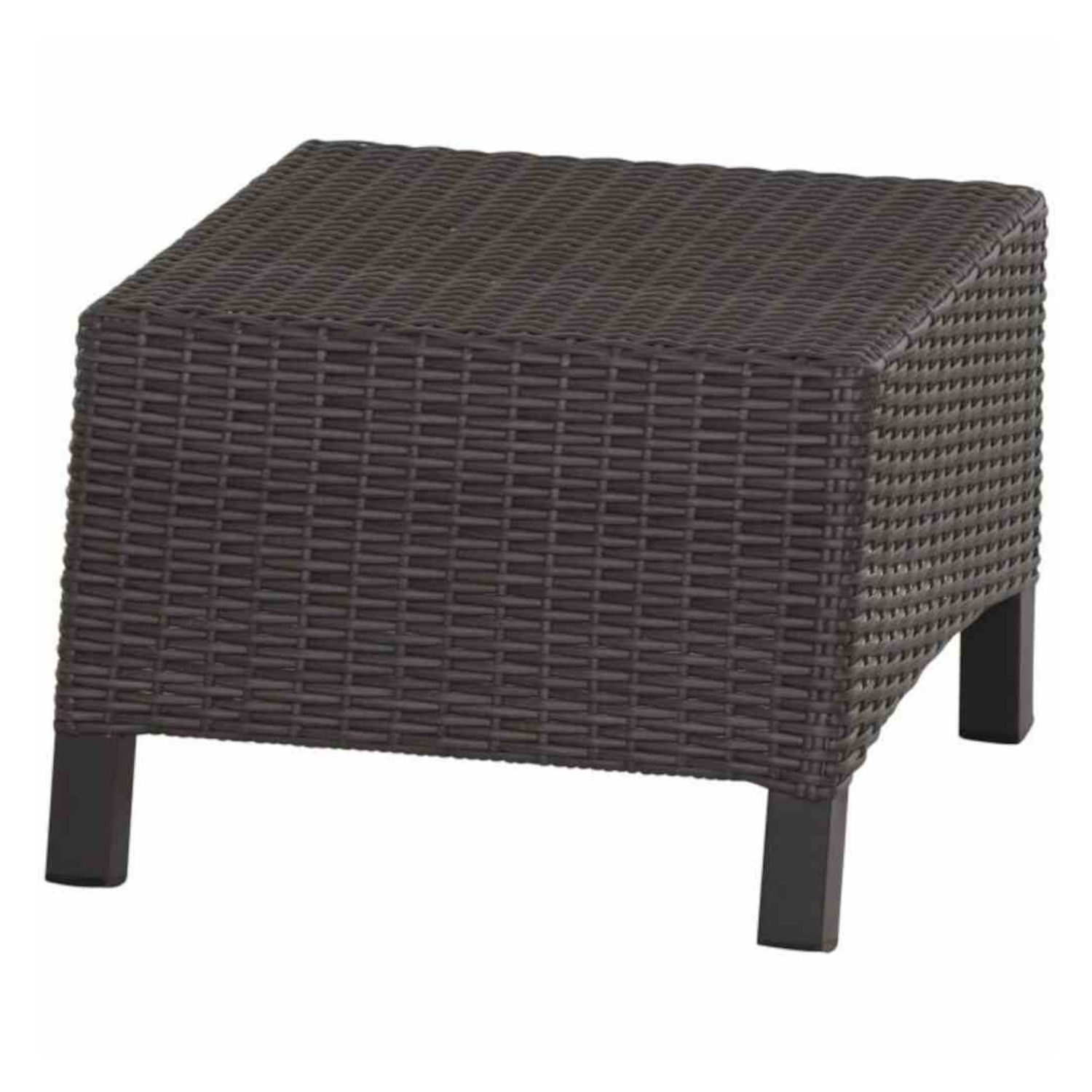 Siena Garden Fußhocker Lugano Alu anthrazit Sitzhocker