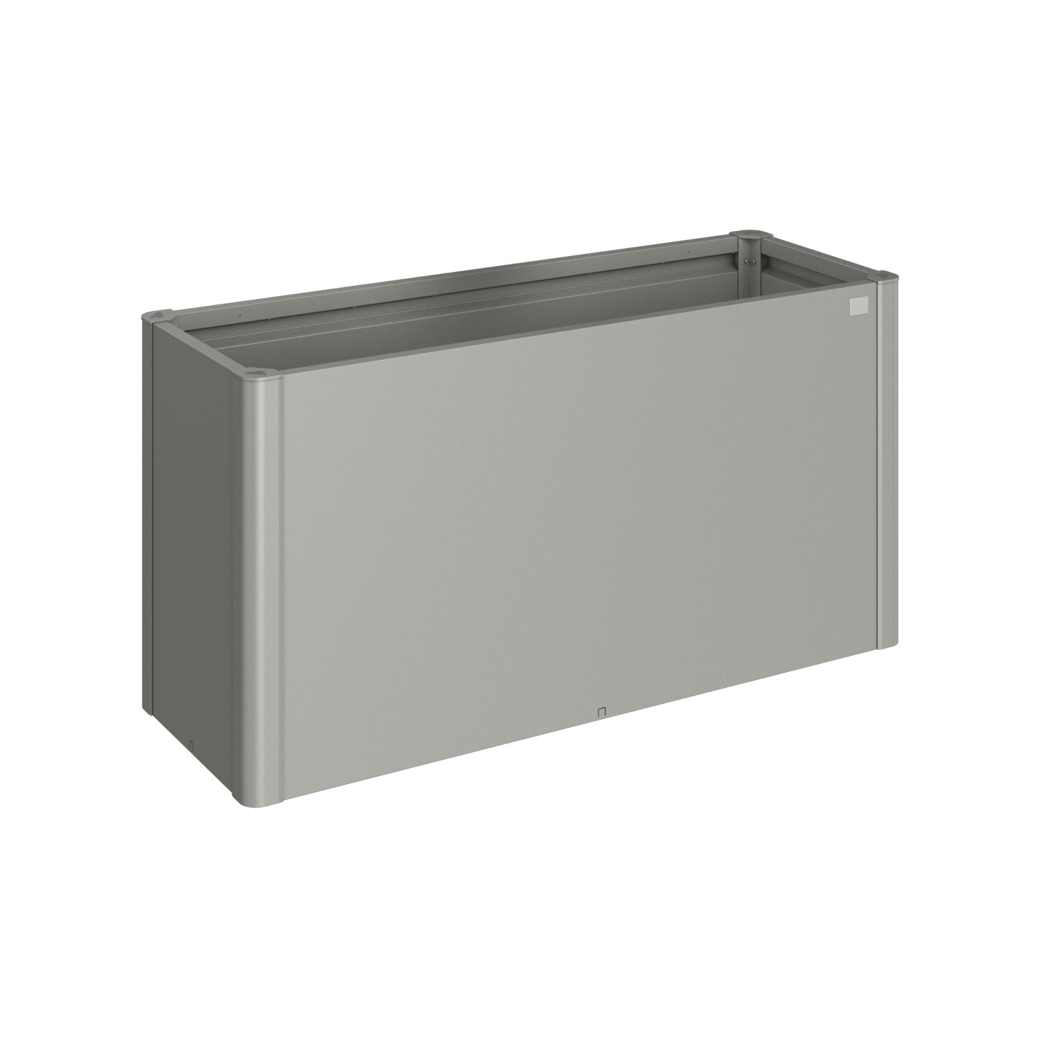 Biohort HochBeet Pflanzgefäss quarzgrau-metallic Stahlblech/Glasfaser