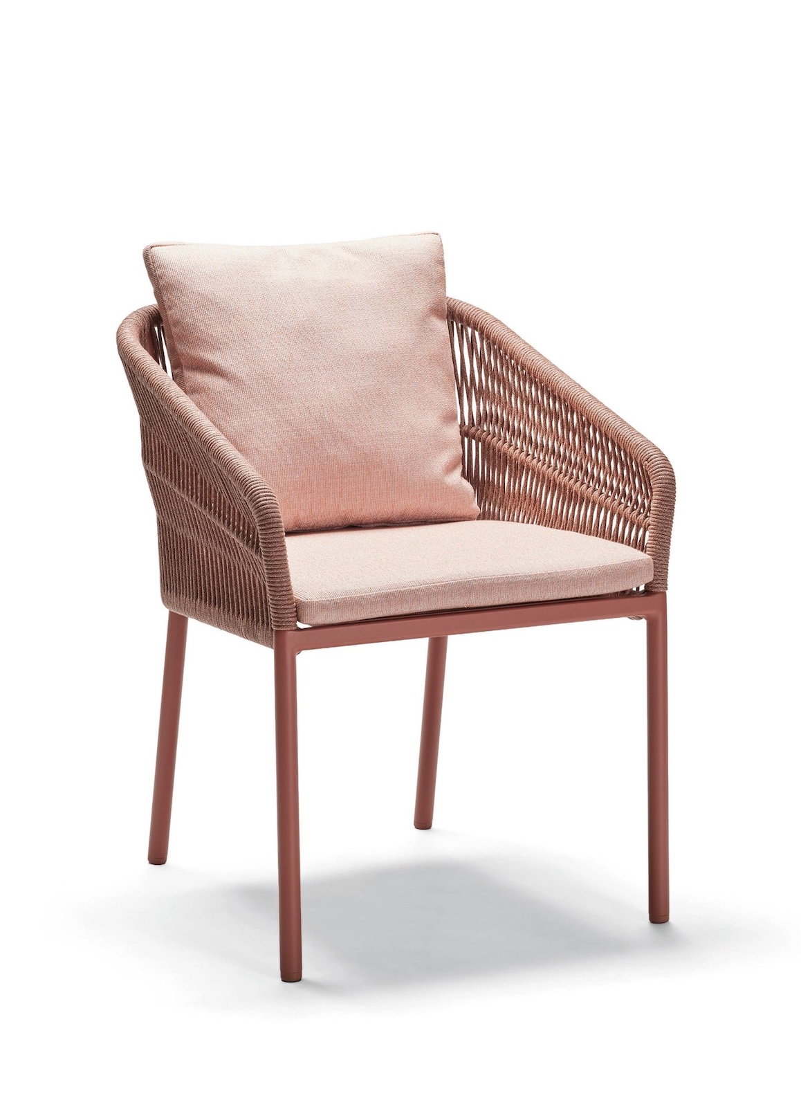 Stern Jella Stapelsessel Gartenstuhl Stapelstuhl Gartensessel mit Kissen terra