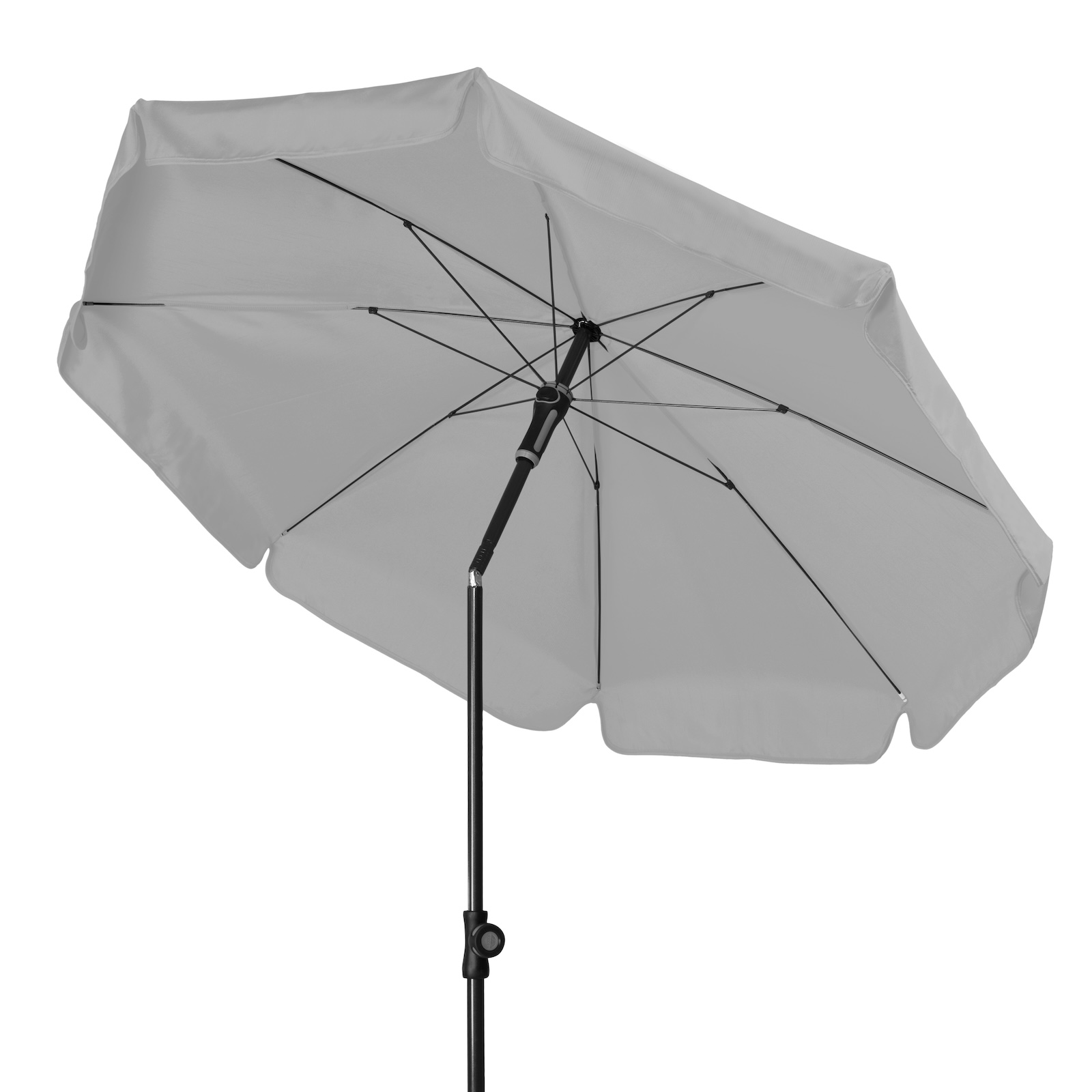 Doppler Sunline Manual ø 200 cm rund Sonnenschirm in 12 Farben Mittelmastschirm Balkonschirm
