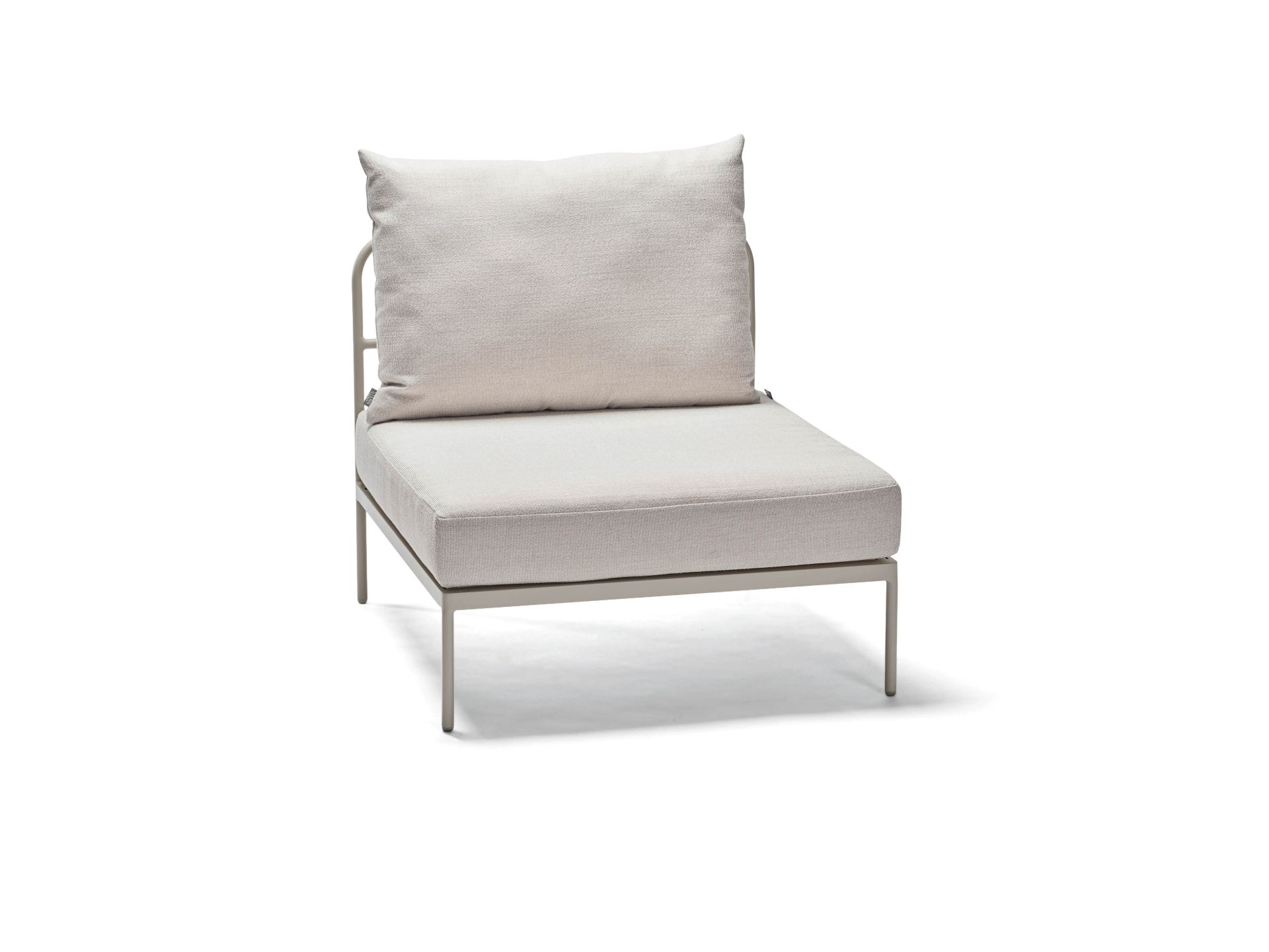 Stern Coco Lounge-Mittelelement Lounge-Bank Lounge-Sofa Gartensofa greige/vanilla