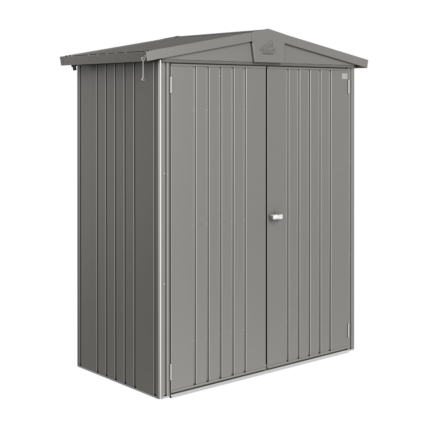 Biohort Gerätehaus Europa quarzgrau-metallic in 9 verschiedenen Größen Gartenhaus
