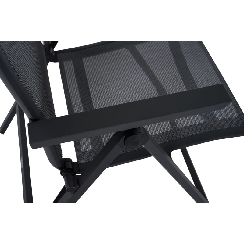 Siena Garden Tauro Klapp-Sessel – Aluminiumgestell (matt anthrazit) & royal-grey Textilbezug (S83264)