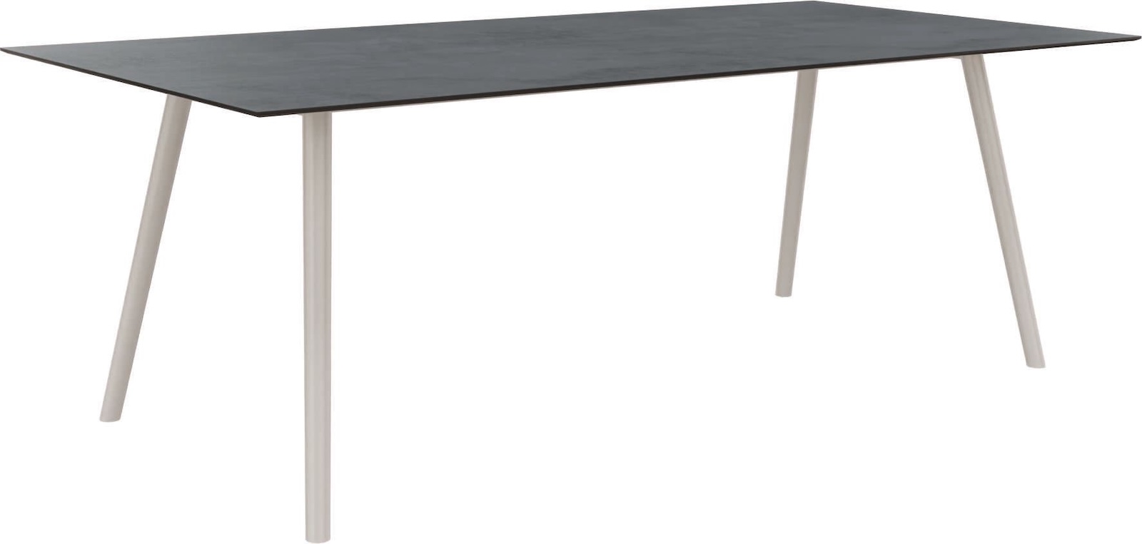 Stern Interno Dining-Tisch Gartentisch 220x100 cm Rundrohr Aluminium mehrere Varianten