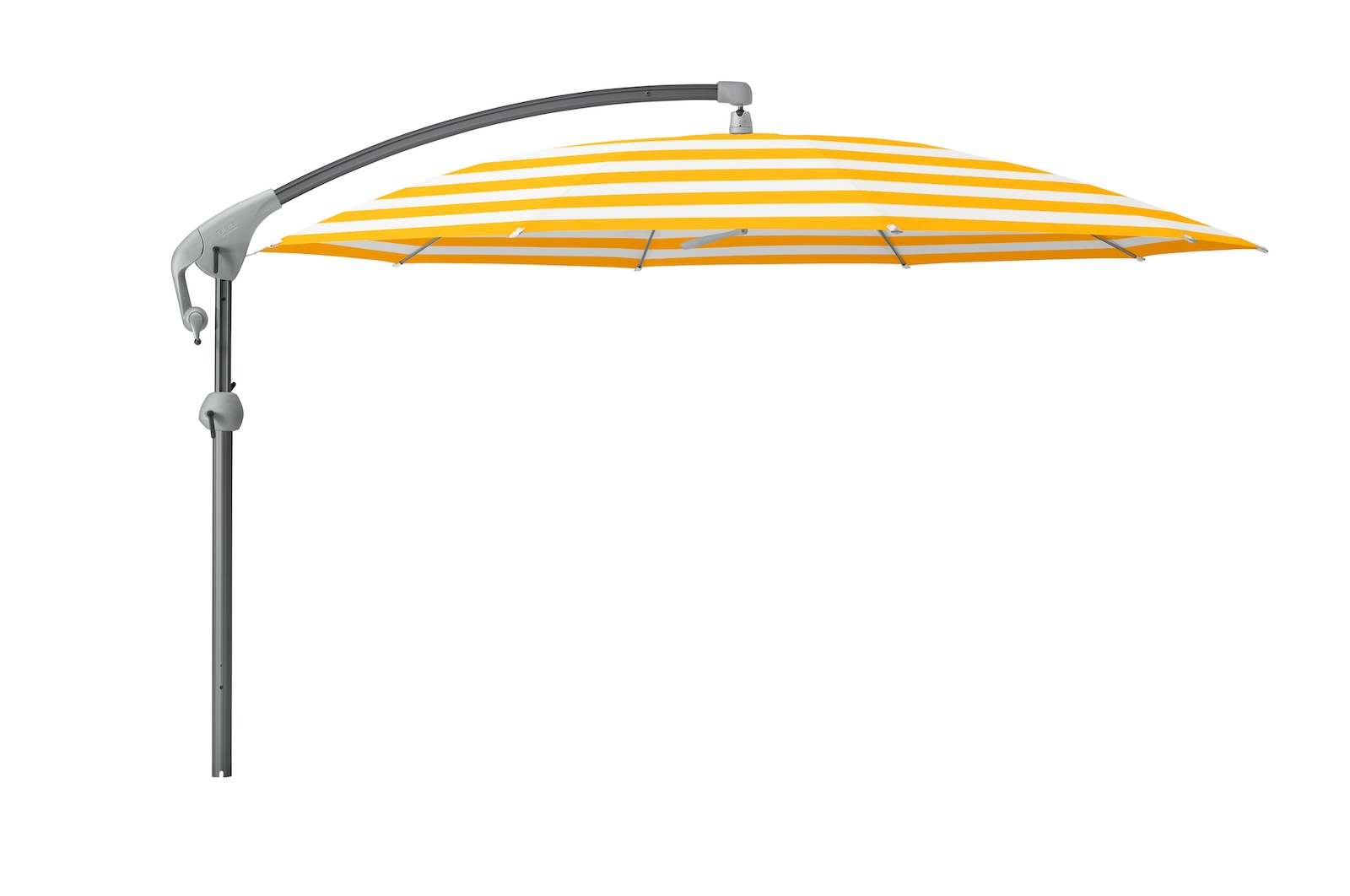 GLATZ Sonnenschirm PENDALEX® P+ rund ø 300 cm Stoffklasse 5 in 27 Farben wählbar Seitenmast