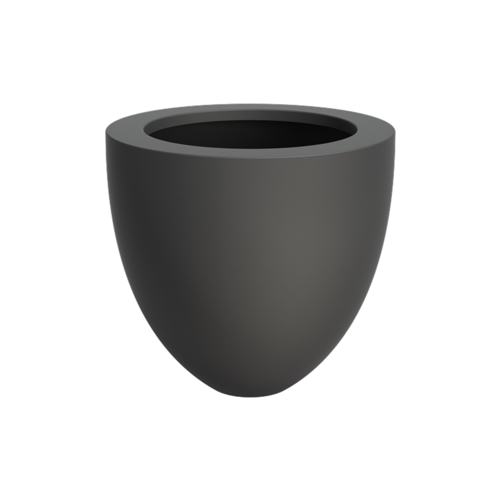 Adezz Canna Pflanzgefäß Fiberglas Pflanzkübel Blumenkübel 100x95 cm schwarz