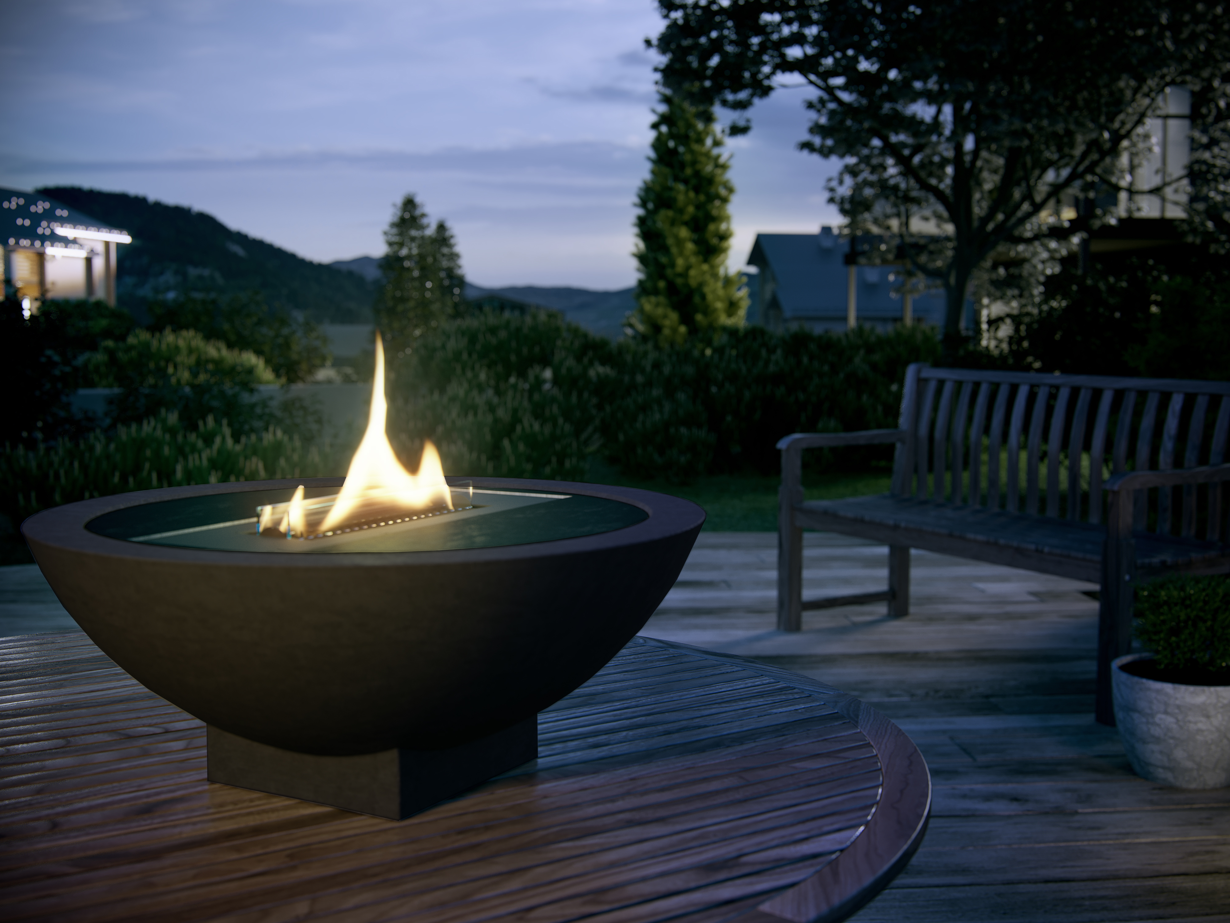 Tenderflame Iris Concrete TF-200008