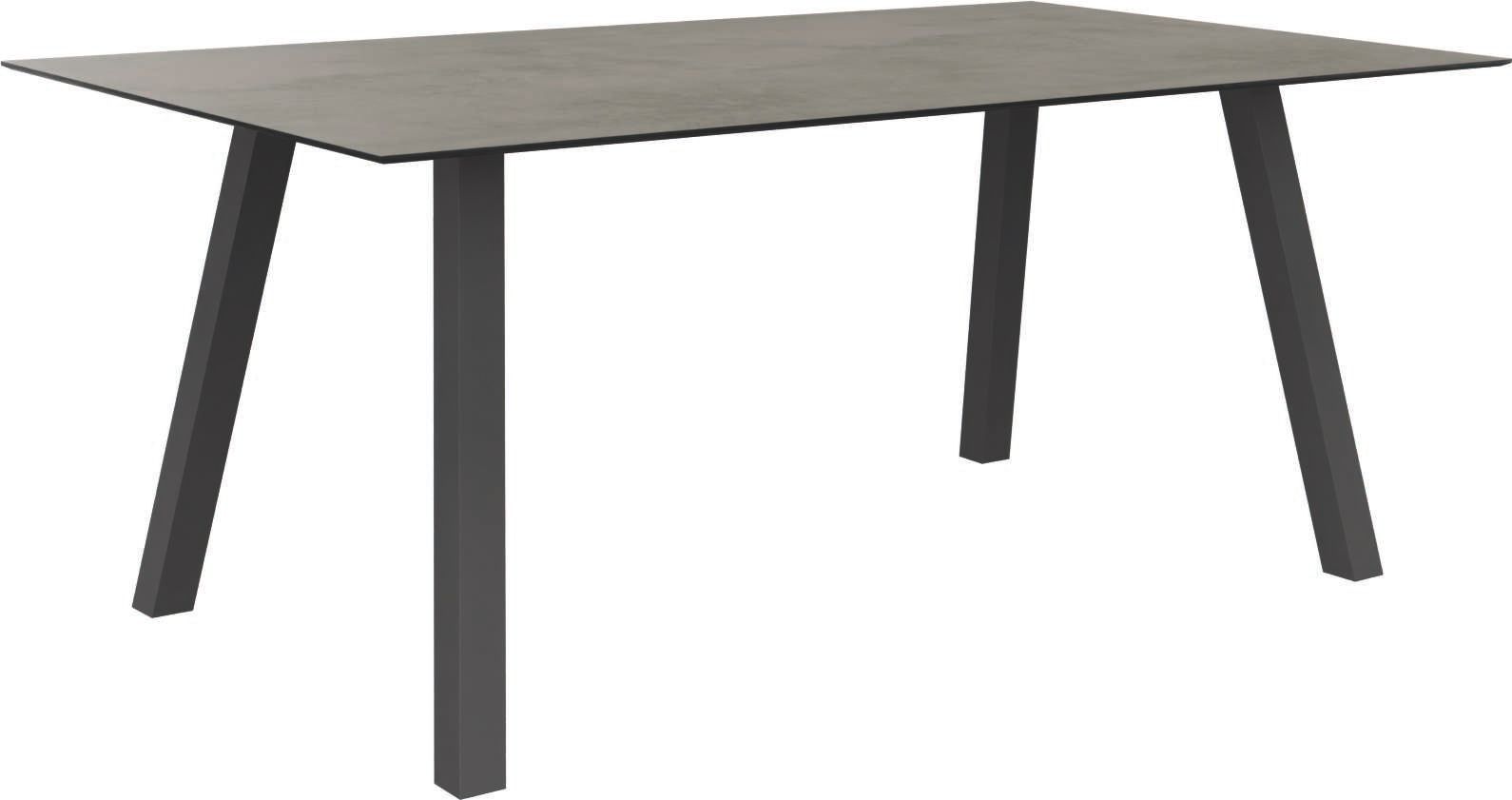 Stern Interno Dining-Tisch Gartentisch 180x100cm Aluminium graphit mehrere Tischplatten