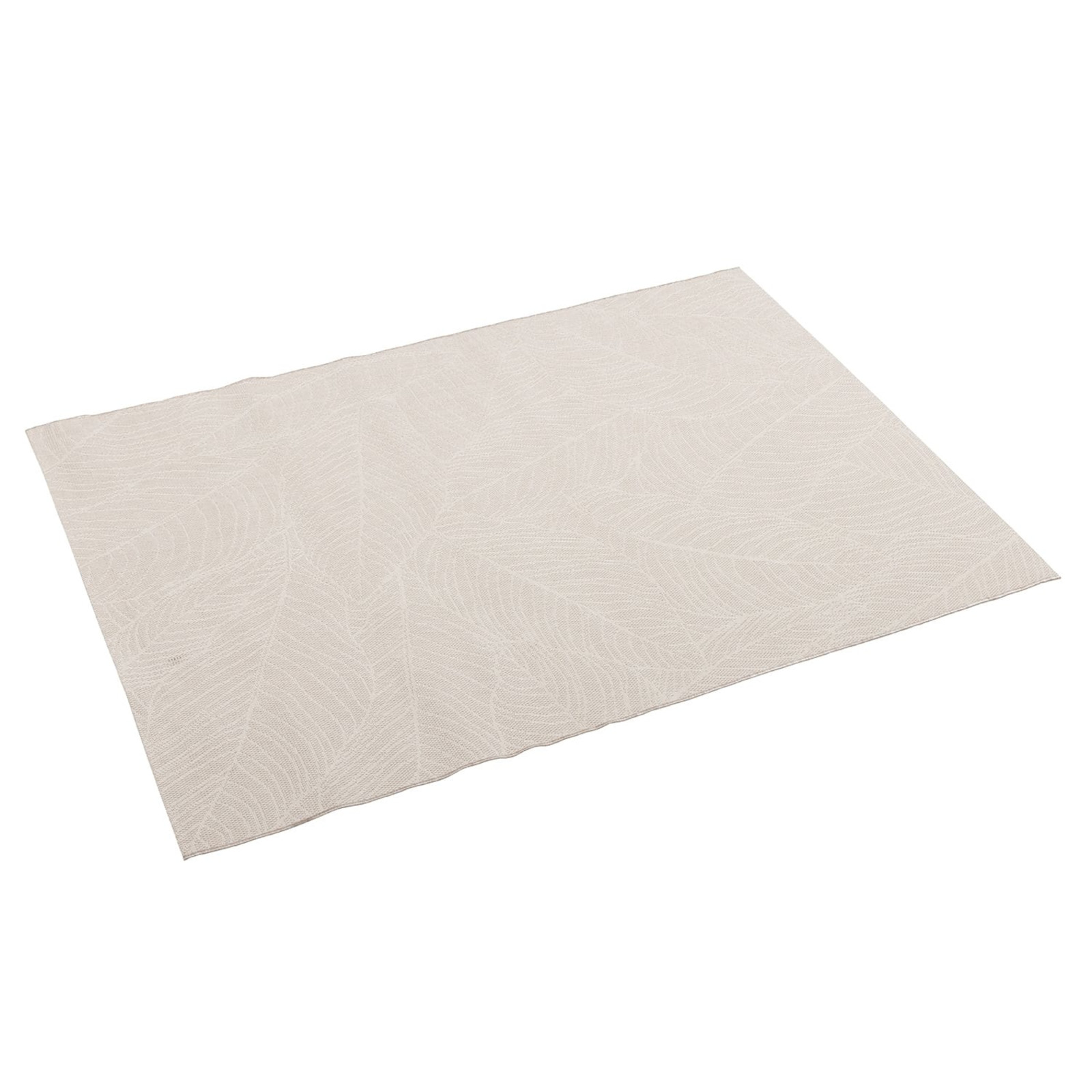Kettler Outdoorteppich Leaf Größe 160x230 cm, beige grau