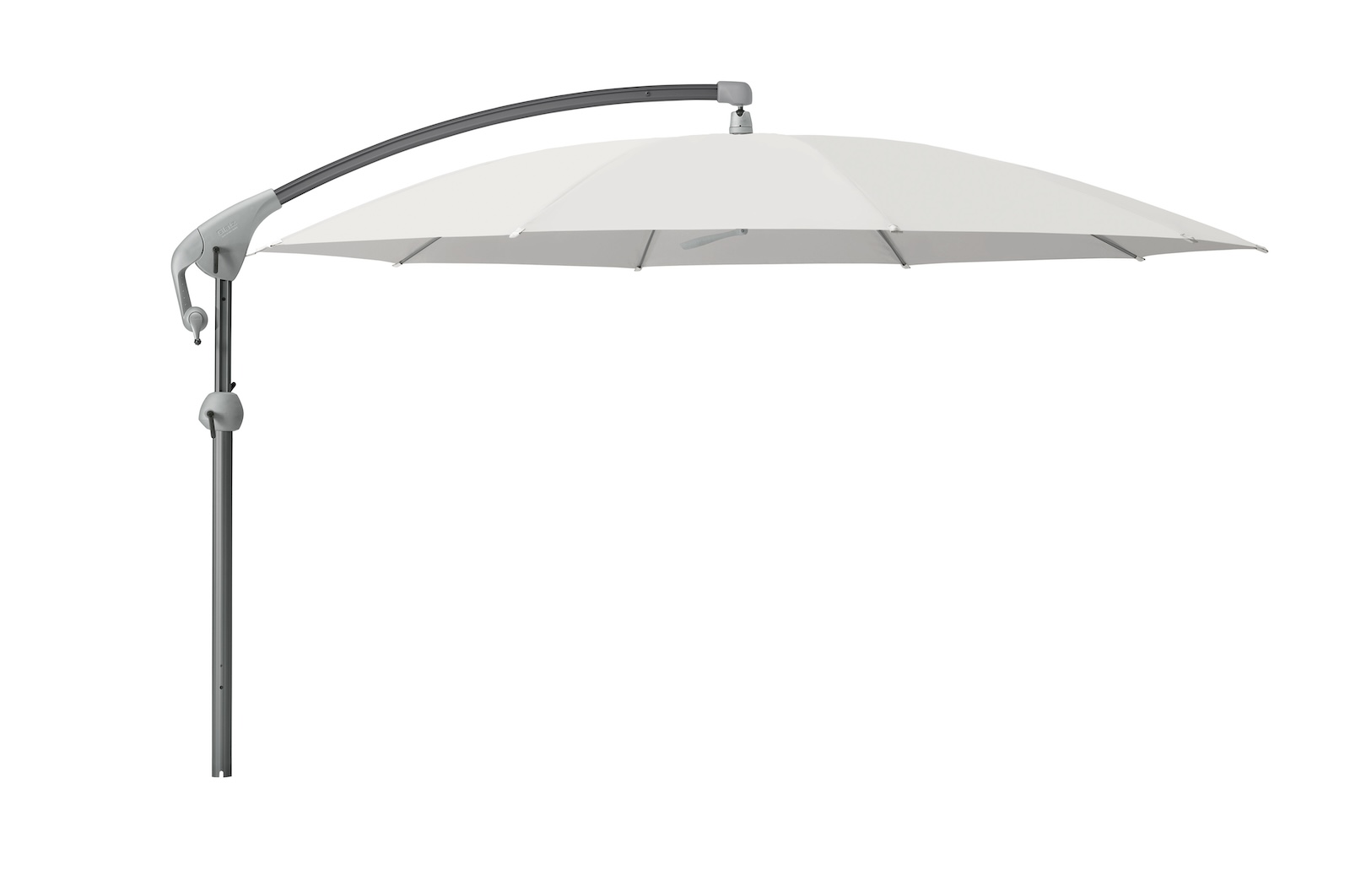 GLATZ Sonnenschirm PENDALEX® P+ rund ø 325 cm Stoffklasse 5 in 27 Farben wählbar Seitenmast