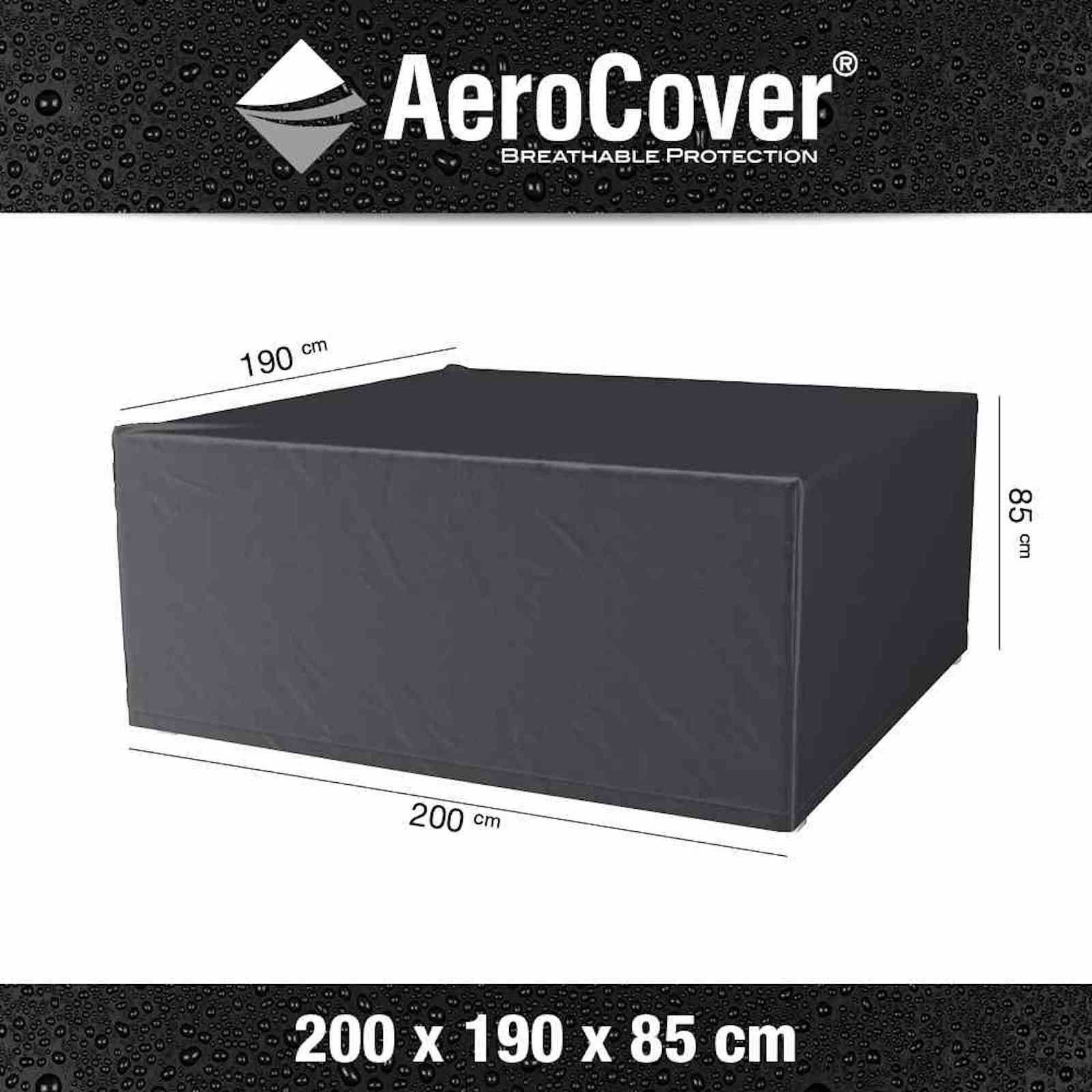 AeroCover Schutzhülle für Sitzgruppen Schutzhaube Tischhülle 200x190x85 cm