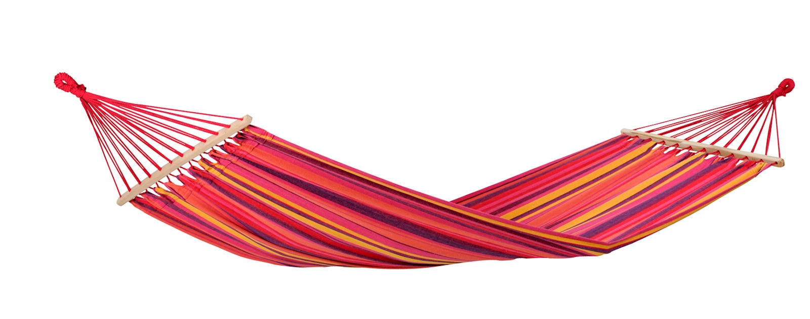 AMAZONAS Tonga Vulcano Hängematte Stabhängematte wetterfest 200cmx100 cm rot/bunt