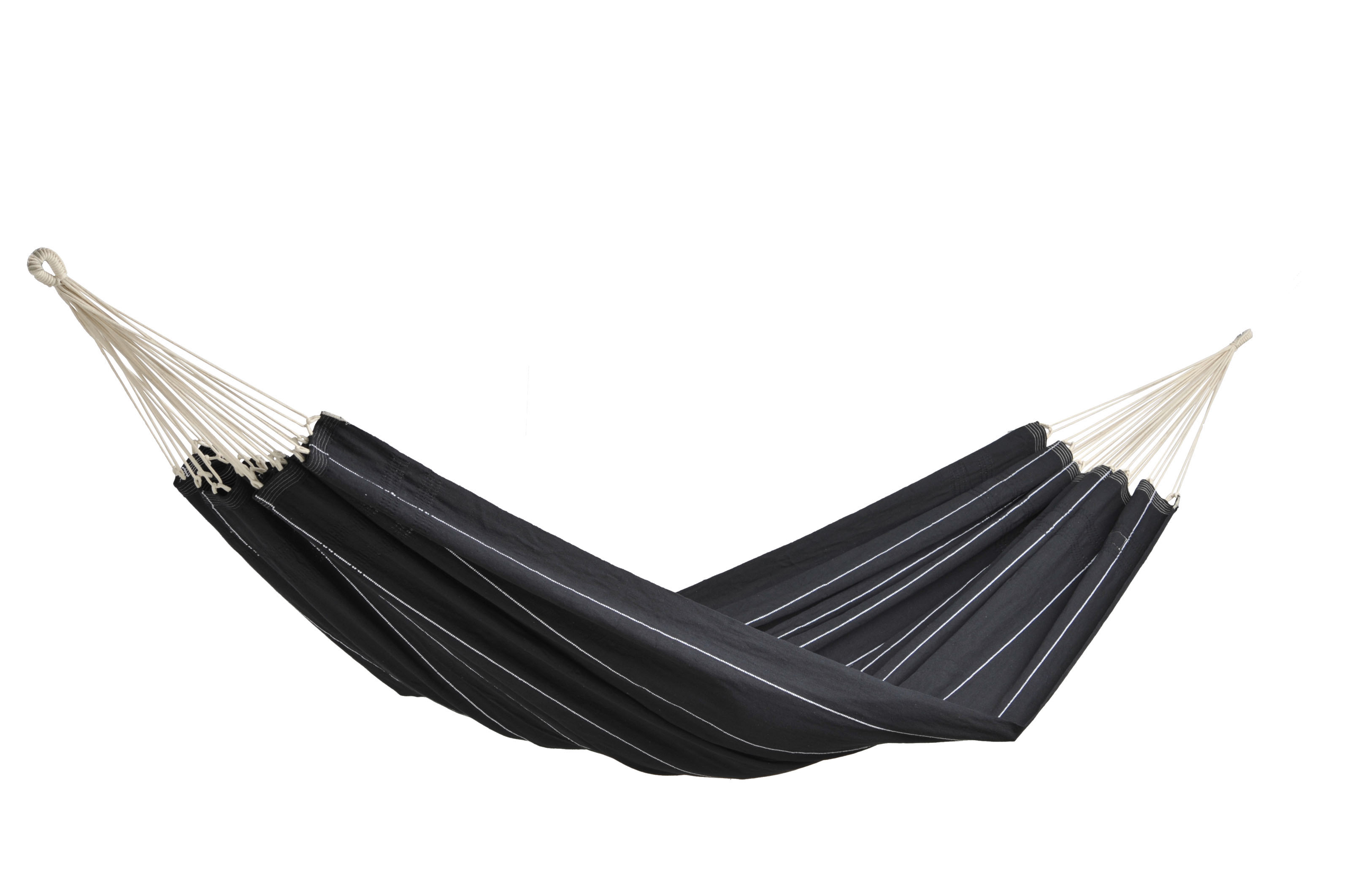 AMAZONAS XL Hängematte Barbados Black Tuchhängematte Liegefläche ca. 230 x 150 cm AMAZONAS XL Hängematte Barbados Black Tuchhängematte Liegefläche ca. 230 x 150 cm