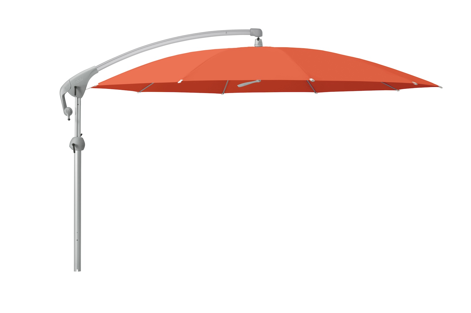 GLATZ Sonnenschirm PENDALEX® P+ rund ø 300 cm Stoffklasse 5 in 27 Farben wählbar Seitenmast