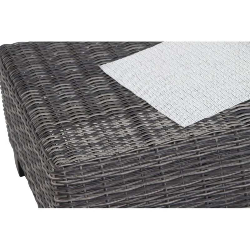 Siena Garden Loungehocker Corido SE Alu, Geflecht, inkl. Kissen