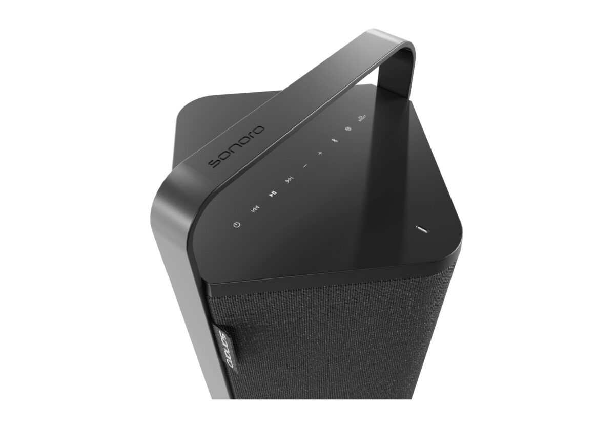 sonoro Vibes XL Tragbarer Outdoor Bluetooth Lautsprecher mit HiFi-Klang Schwarz