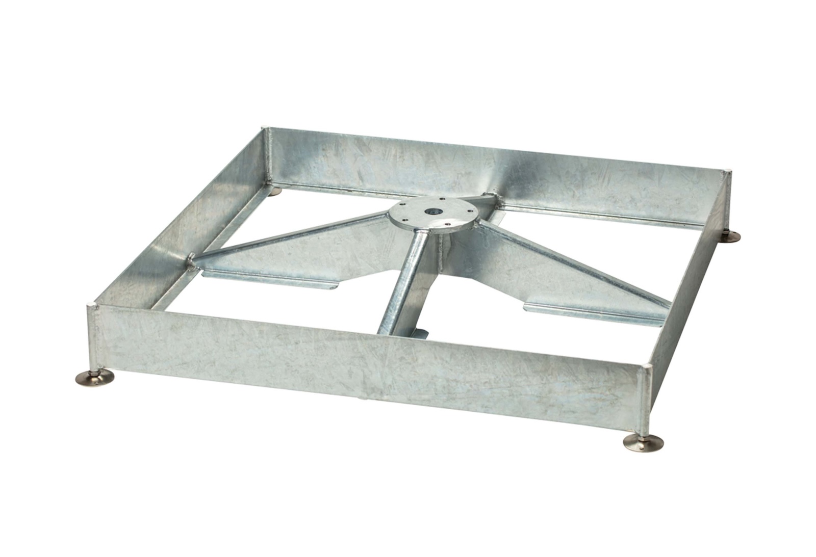 GLATZ Sockelrahmen M4 180 kg für 12 Platten Maße 91 x 91 cm Stahl feuerverzinkt