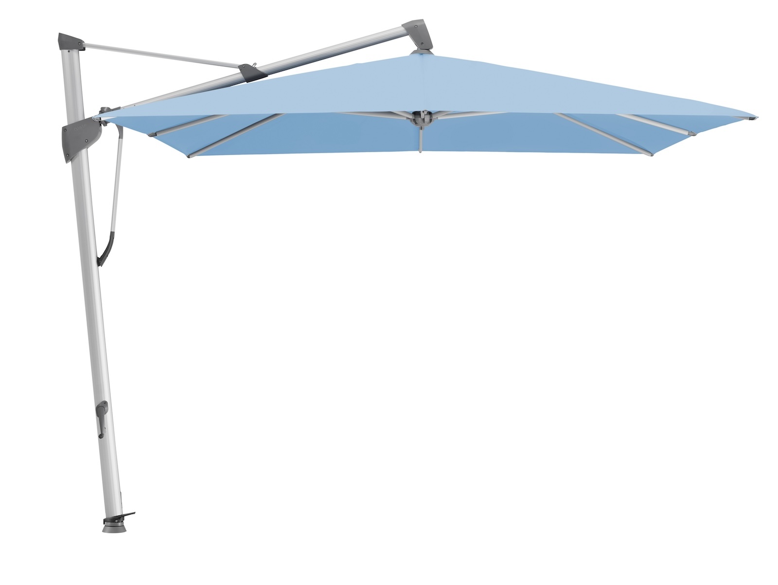 GLATZ Ampelschirm SOMBRANO® S+ quadratisch 350 x 350 cm Freiarmschirm in 23 Farben wählbar
