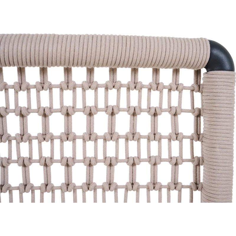 Siena Garden Cortina Dining Move Sessel, natur Alu, Rope, teak T50303