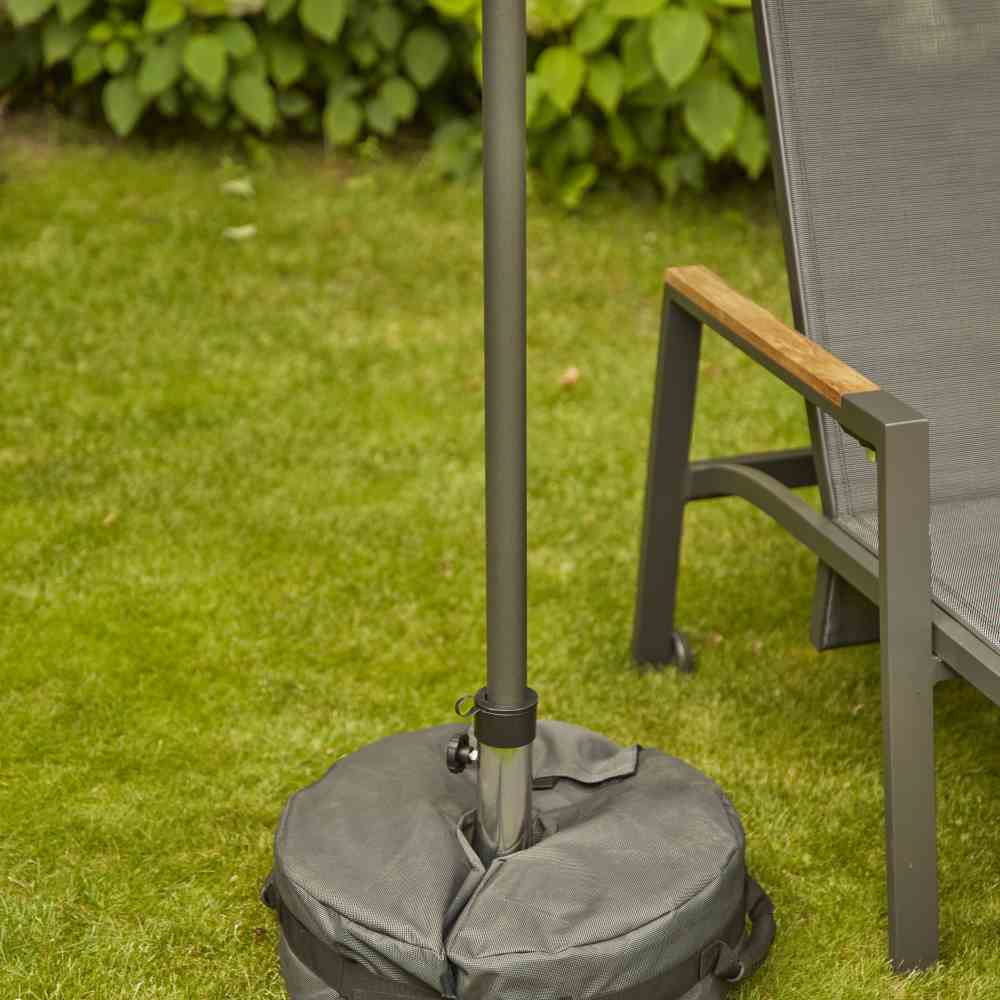 Siena Garden Beschwerungssack UNIVERSAL, Ø 45 cm, Ø 45x15 cm, aus Polyester 600D in anthrazit M35966