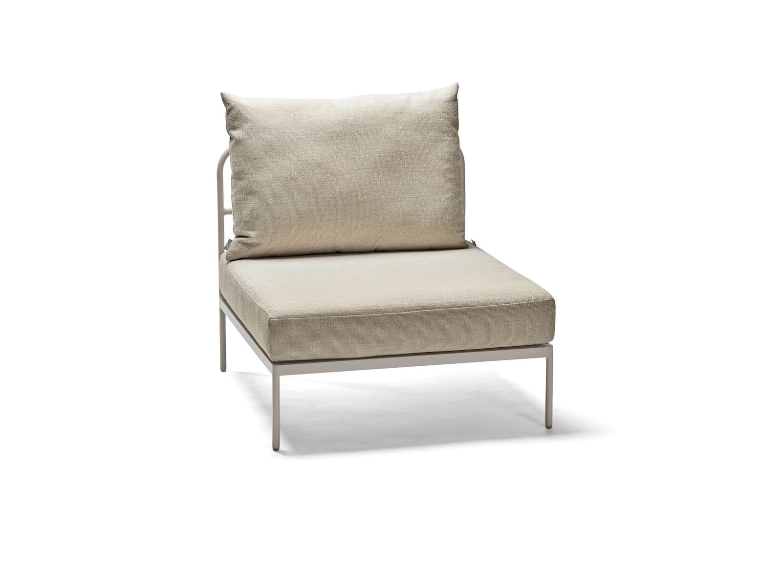 Stern Coco Lounge-Mittelelement Lounge-Bank Lounge-Sofa Gartensofa greige/muskat