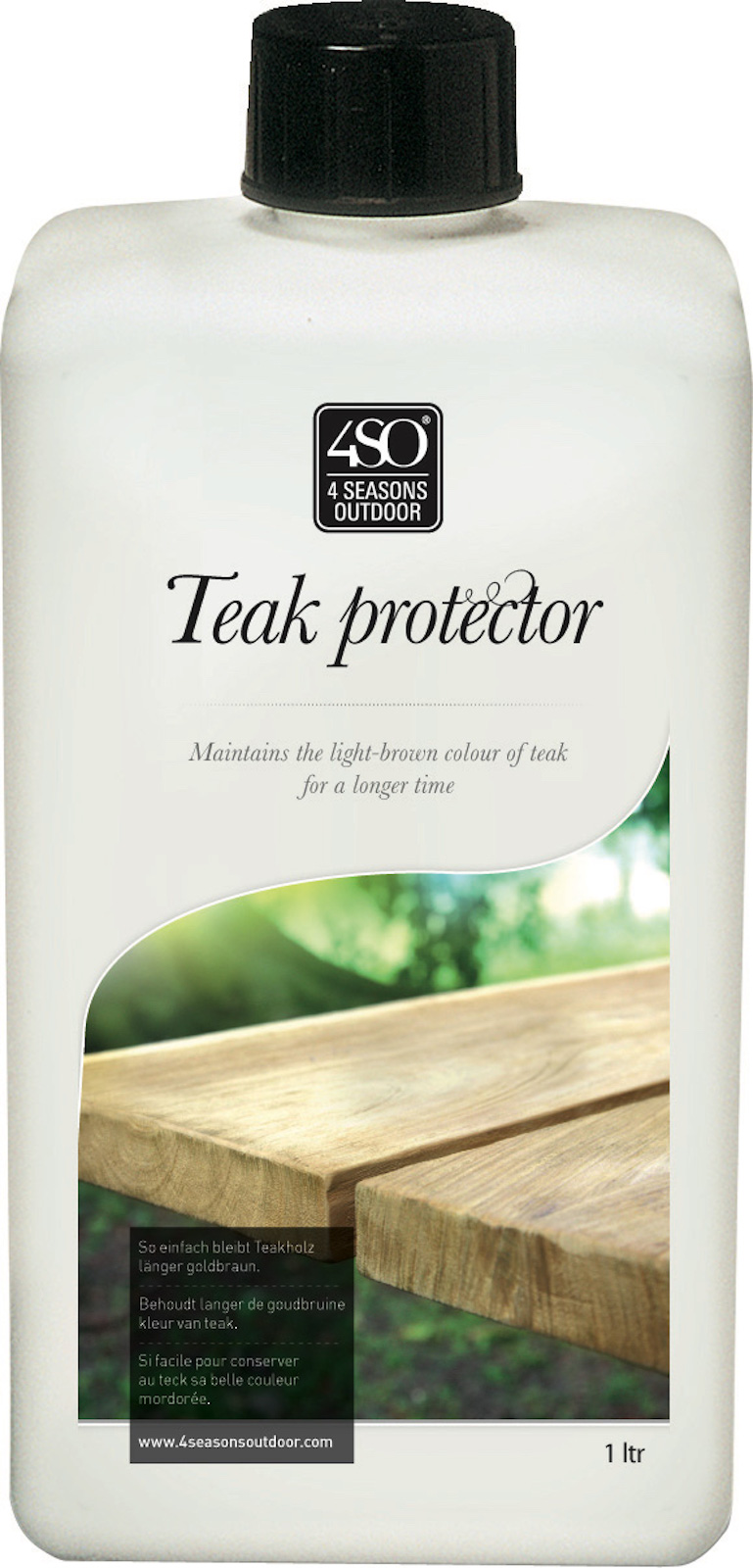 4Seasons Teak Protector Teakholz-Pflegemittel Reiniger auf Wasserbasis 1000 ml 4Seasons Teak Protector Teakholz-Pflegemittel Reiniger auf Wasserbasis 1000 ml