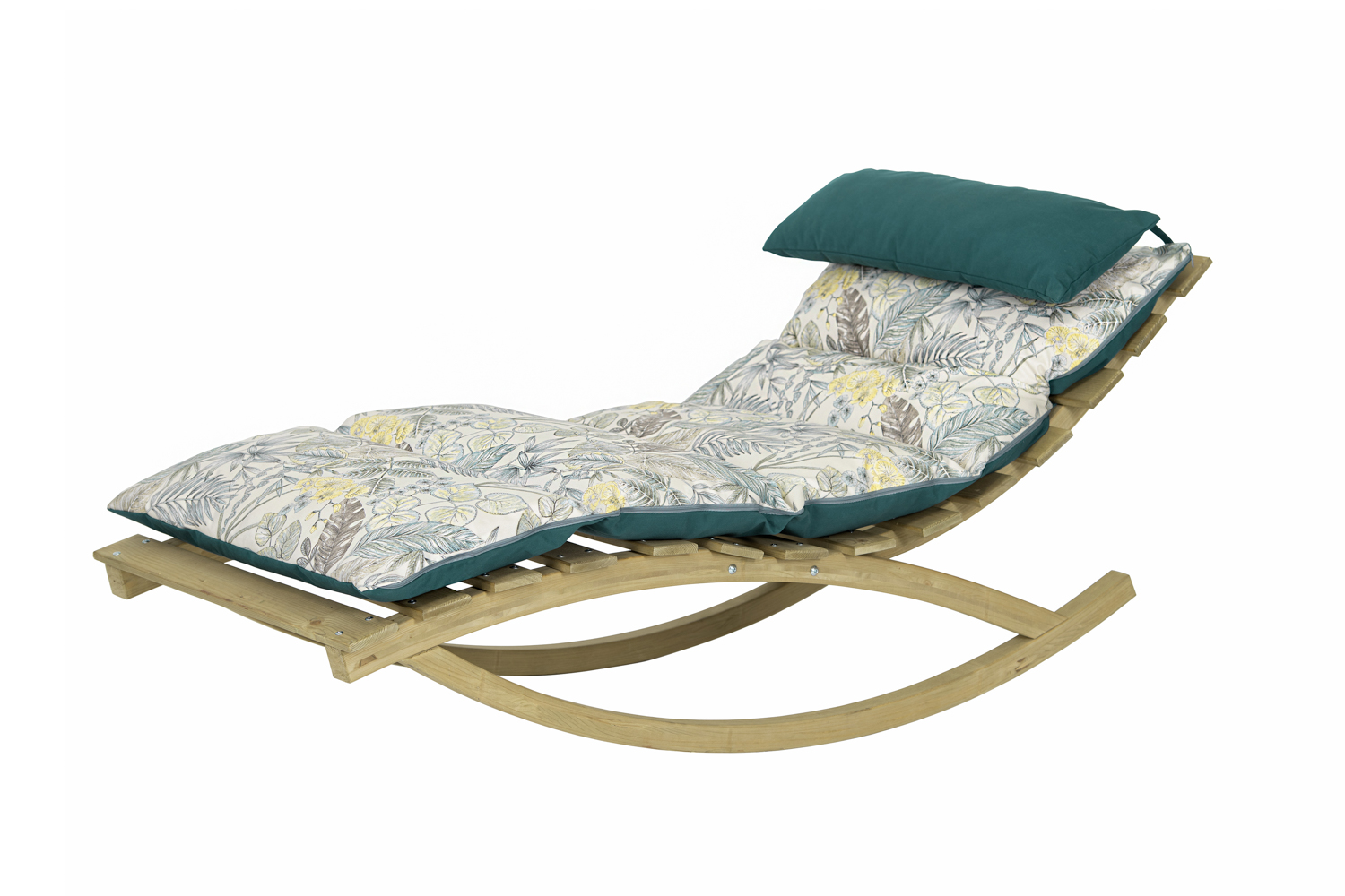 AMAZONAS Rocking Lounger Floral Schaukelliege inkl. Holzgestell und Kissen AMAZONAS Rocking Lounger Floral Schaukelliege inkl. Holzgestell und Kissen