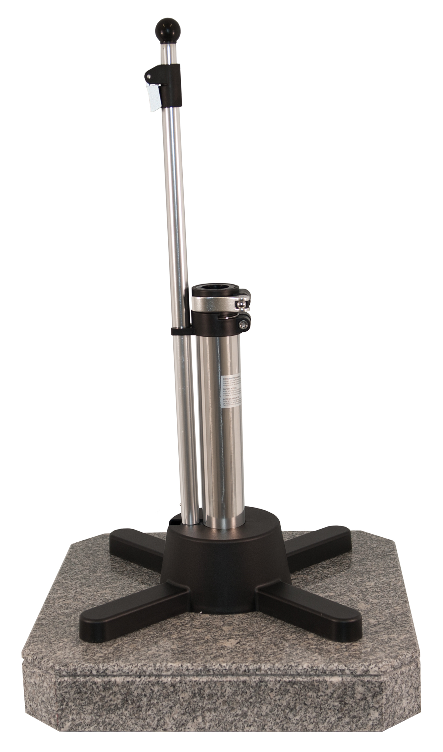 Liro Schirmständer Mini Plus 50 K mit Schnellspannung Granit 51 x 51 cm grau G50K-51-05