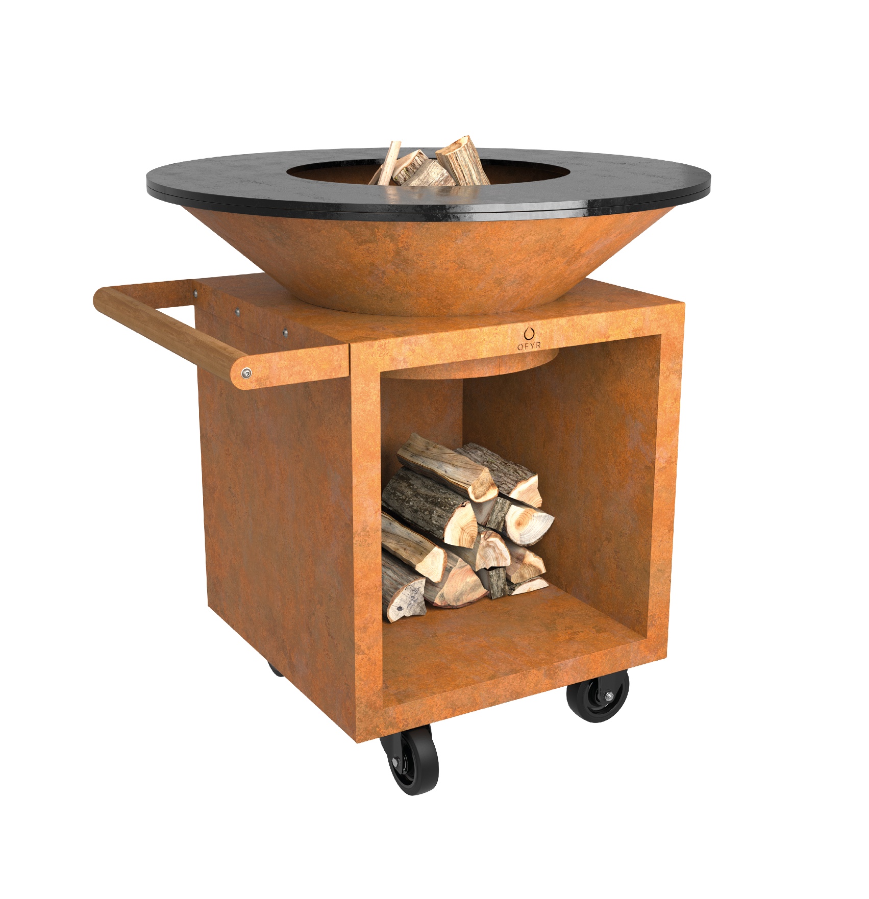 OFYR Classic Storage Corten 100 PRO Grill- und Feuerschale mit Plancha OCS-100-PRO OFYR Classic Storage Corten 100 PRO Grill- und Feuerschale mit Plancha OCS-100-PRO