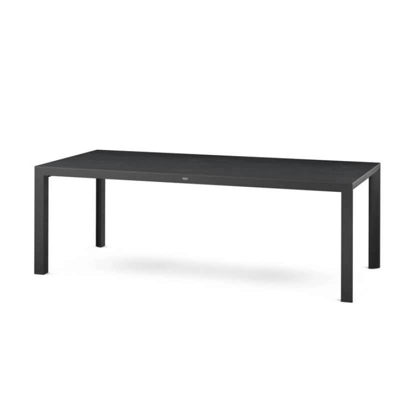 Silva Dining Tisch 220x100cm matt anthrazit / HPL ferro Gestell Aluminium, HPL ferro