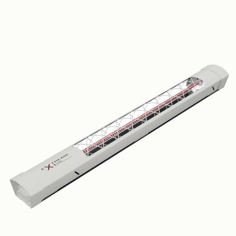 ExtremeLine HeatFlare carbon Edelstahl Infrarotstrahler 1600 W mit Steuerungssystem Heizstrahler